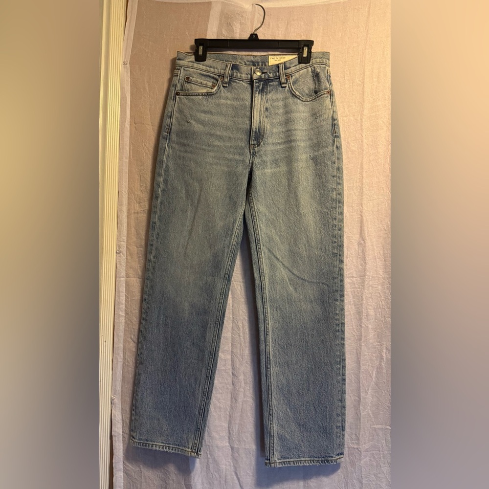 rag & bone Light Blue women’s Straight Jeans Size 27